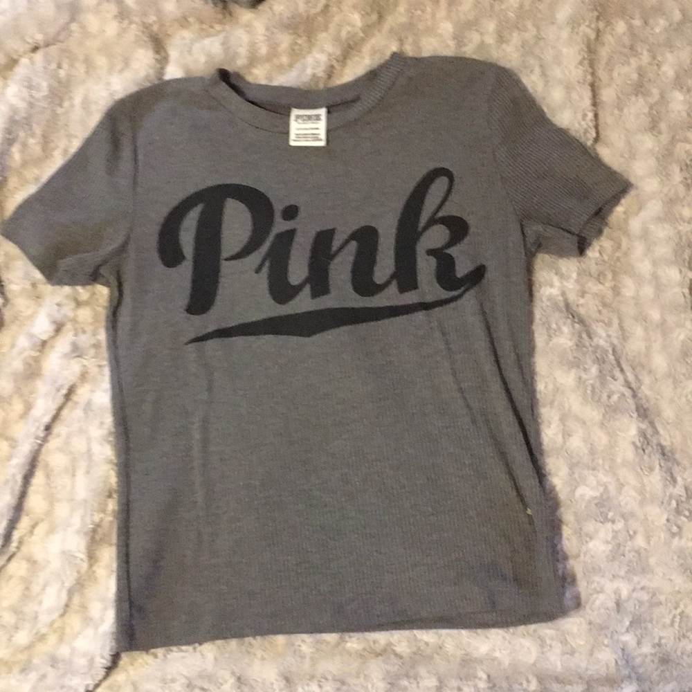 Grey pink shirt